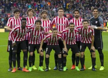 El once inicial del Athletic.