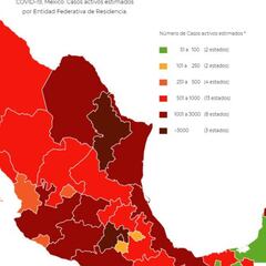 Mapa y casos de coronavirus en México por estados hoy 27 de septiembre