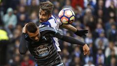 Luisinho con Iago Aspas. 