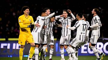 Guillermo Ochoa al momento de recibir un gol de la Juventus.