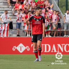Raúl se estrena en liga con el Mirandés: “Cuando marcas, siempre hay buenas sensaciones”