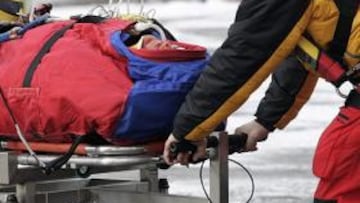 Grugger es operado de urgencia por una grave caída