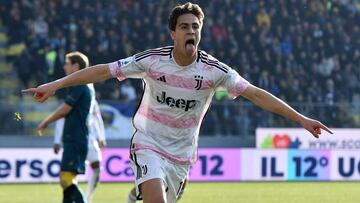 Soccer Football - Serie A - Frosinone v Juventus - Stadio Benito Stirpe, Frosinone, Italy - December 23, 2023  Juventus' Kenan Yildiz celebrates scoring their first goal REUTERS/Jennifer Lorenzini