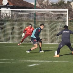 Recital de golazos de Endrick en el entrenamiento del Lyon: no dan crédito con lo que han fichado
