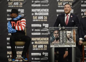 Mayweather-McGregor presentan el combate del siglo