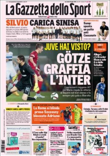 Portadas de la prensa deportiva