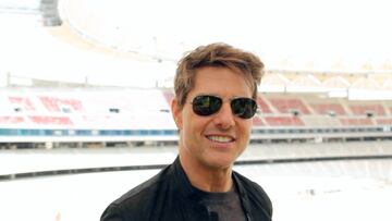 Esta fue la visita de Tom Cruise al nuevo estadio del Atlético