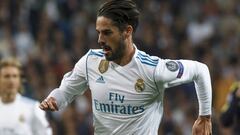 Isco, en un partido de Champions de esta temporada.