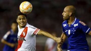 Teo marcó su tercer gol en la Copa Libertadores.