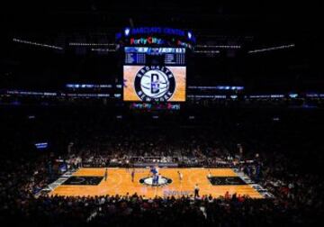 Espectacular aspecto del Barclays Center, donde los Nets se impusieron a los Magic.