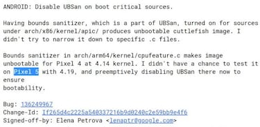 Google ya está trabjando con el Pixel 5