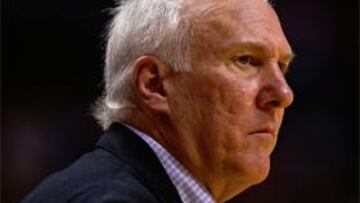 El entrenador de los San Antonio Spurs, Gregg Popovich.