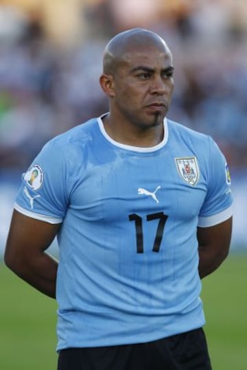 Egidio Ar&eacute;valo R&iacute;os fue campe&oacute;n con Uruguay en 2011.