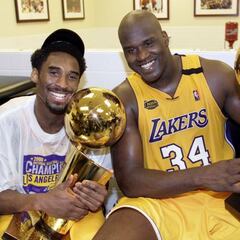 ‘Shaq’ se pone sentimental al recordar a Kobe Bryant, en transmisión de televisión