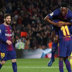 Presidente del Barcelona habla del futuro de Yerry Mina