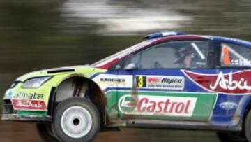 <b>EL MÁS RÁPIDO</b>. El finlandés Mikko Hirvonen fue el piloto más veloz en la primera jornada.