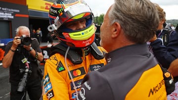 Formula One F1 - Belgian Grand Prix - Circuit de Spa-Francorchamps, Stavelot, Belgium - July 27, 2025 McLaren's Oscar Piastri celebrates after winning the Belgian Grand Prix REUTERS/Yves Herman TPX IMAGES OF THE DAY