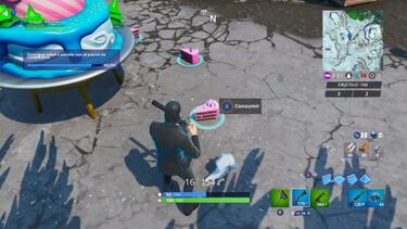 Desafío de Fortnite: ¿dónde están los pasteles de cumpleaños?