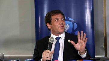 Alejandro Domínguez, presidente de la CONMEBOL, anunció que la Libertadores se jugará en el Bernabéu.