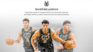 El gráfico de las habilidades de Antetokounmpo: va a por el MVP