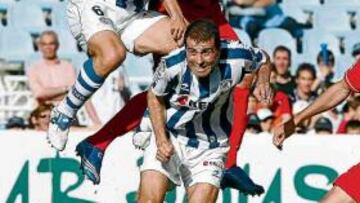 <b>DIFERENCIA. </b>La falta de presión de los rojiblancos se notó sobre el césped de Anoeta.