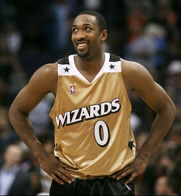 Gilbert Arenas, durante su etapa en Washington Wizards.