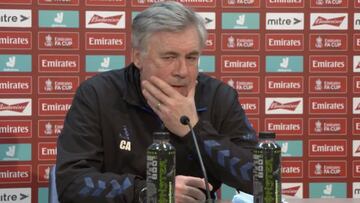 Carlo Ancelotti da la lista de lesionados para Everton