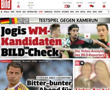 Portadas de la prensa extranjera