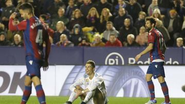 03/02/18 PARTIDO PRIMERA DIVISION
LEVANTE - REAL MADRID
CRISTIANO RONALDO TRISTEZA