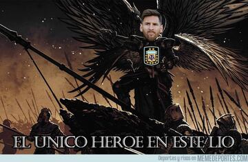 Los memes del Ecuador-Argentina: Messi el héroe del partido