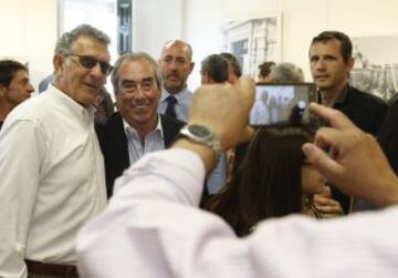 La exposición muestra la vinculación de San Lorenzo de El Escorial con el club rojiblanco a lo largo de la historia. Adelardo.