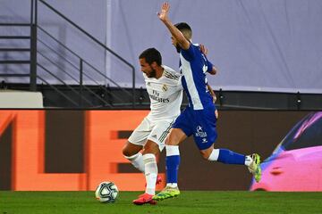 Eden Hazard y Luis Rioja.