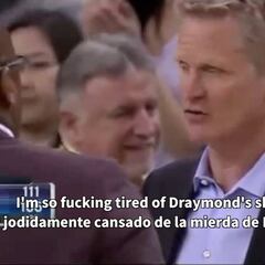 Kerr, explota: "Estoy jodidamente harto de la mierda de Draymond"