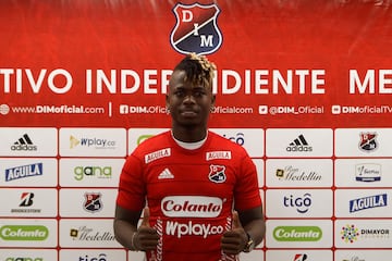 Déinner Quiñones fue presentando como nuevo jugador de Independiente Medellín tras su paso por América de Cali y Atlético Nacional.