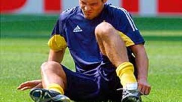 <b>PESE A TODO, CONTENTO.</B> El jugador se muestra contento de que al menos haya un diagnóstico claro: "Es triste, porque va a llevar tiempo, pero después del dolor que he sufrido la operación es la mejor solución".