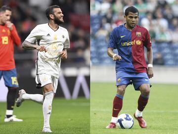 Changing faces: Figo, Roberto Carlos, Salgado, Eto'o....