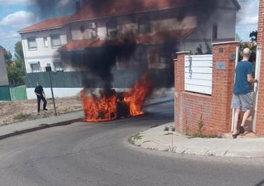 Oleada de quema de coches en Arganda del Rey