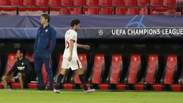 Navas, la noche de su lesión.