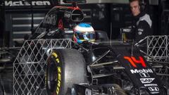 Fernando Alonso, 119 vueltas con un McLaren en construcción