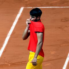 Alcaraz: “Gané por garra... Aquí estoy jugando por España”