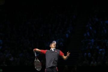 Kei Nishikori venció a Ferrer en una nueva jornada del Masters.