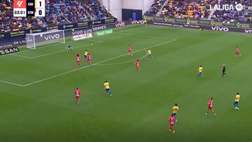 El gol del Cádiz que desquició a Simeone por todo lo que vio