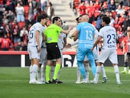 15/03/26 PARTIDO PRIMERA DIVISION
RCD MALLORCA - RCD ESPANYOL
PROTESTAS ARBITRO DE BURGOS BENGOETXEA