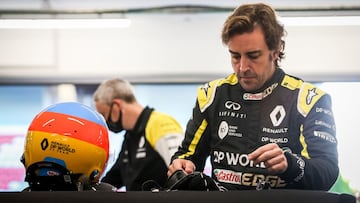 Fernando Alonso (Renault). F1 2020. 