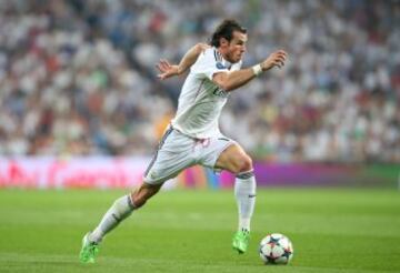 2. Gareth Bale no lo pasa bien en Real Madrid, pero no ha perdido su potencia. 34,7 Km/h alcanza el galés.