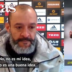 Nuno cuenta el motivo por el que Adama Traoré usa aceite para bebés antes de los partidos
