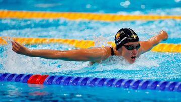 EVE1100. TOKIO, 25/07/2021.- Mireia Belmonte de España compite en la final de los 400m combinados femenino de natación por los Juegos Olímpicos 2020, este domingo en el Centro Acuático de Tokio (Japón). EFE/ Fernando Bizerra
SUPLEMENTO ESPECIAL JUEGOS OLIMPICOS TOKIO 2020
PUBLICADA 26/07/21 PAG 12 4COL  