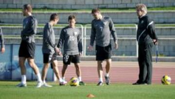Entrenamiento del Málaga
