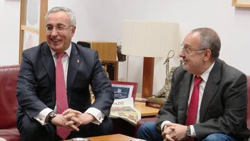 Alejandro Blanco visita la redacción del Diario AS