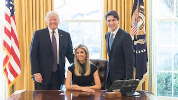 Ivanka Trump: polémica por esta foto en el Despacho Oval. Foto: Instagram